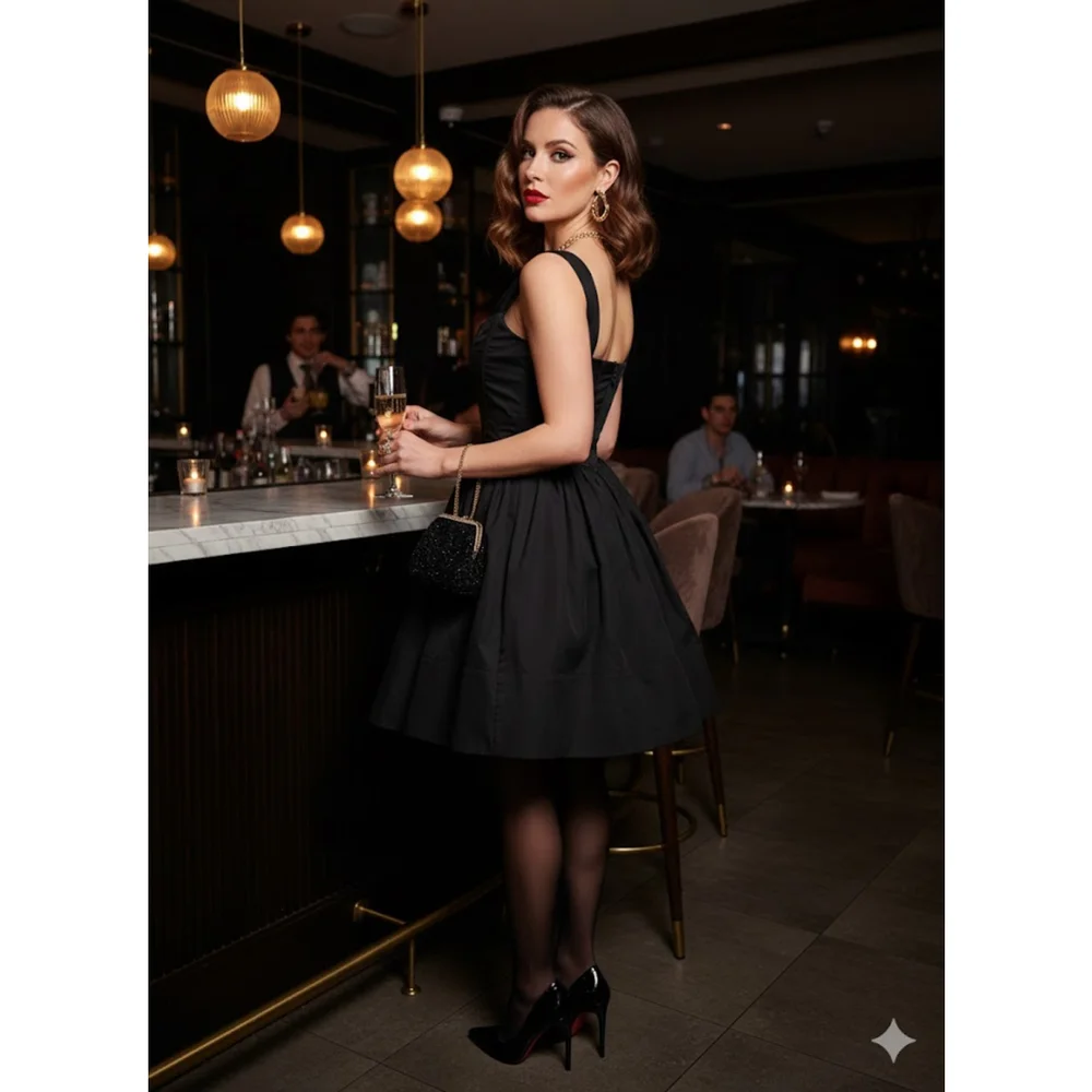 RESET Black Corset Mini Dress Size Large Goth Grunge Tulle - Picture 5 of 13